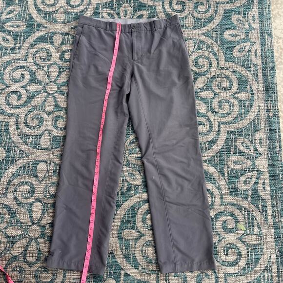 Nike Golf Dri-FIT‎ Flat Front Chino Pants Men's Grey Athletic Trousers - Size 34 - Picture 6 of 8